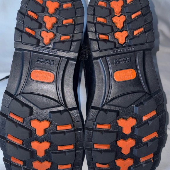 Harley-Davidson Black Leather Lace-Up Boots - Picture 4 of 11